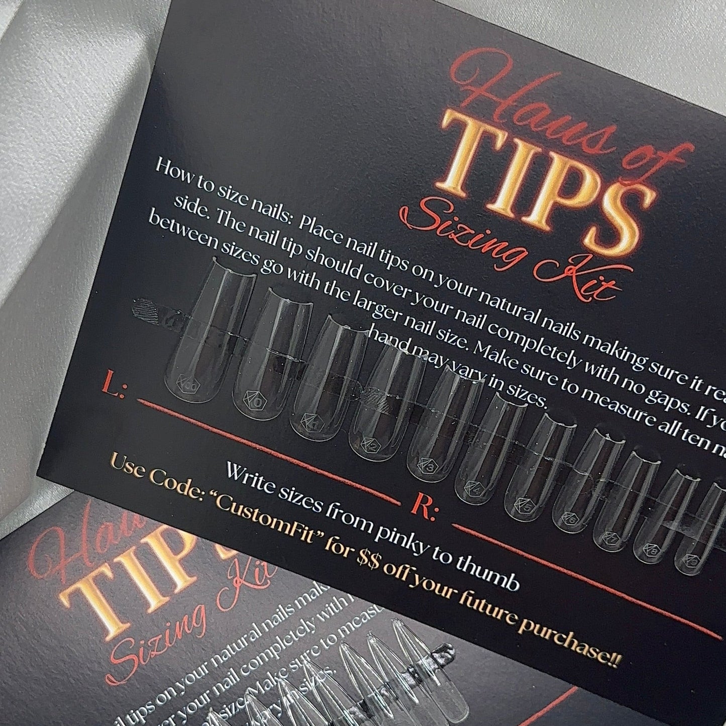 Sizing kit